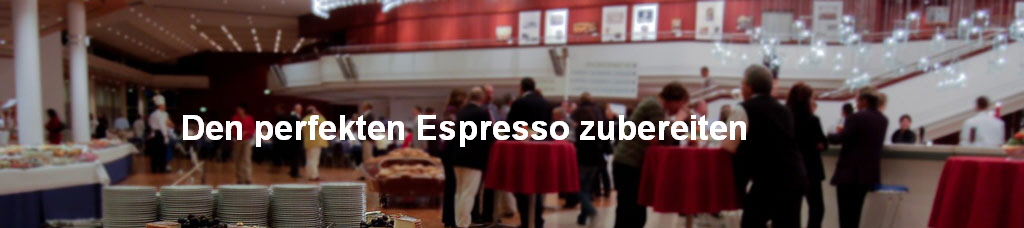 Den perfekten Espresso zubereiten