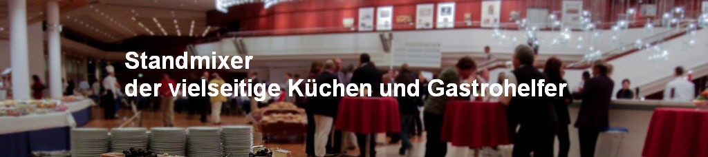 Standmixer
der vielseitige Kchen und Gastrohelfer 