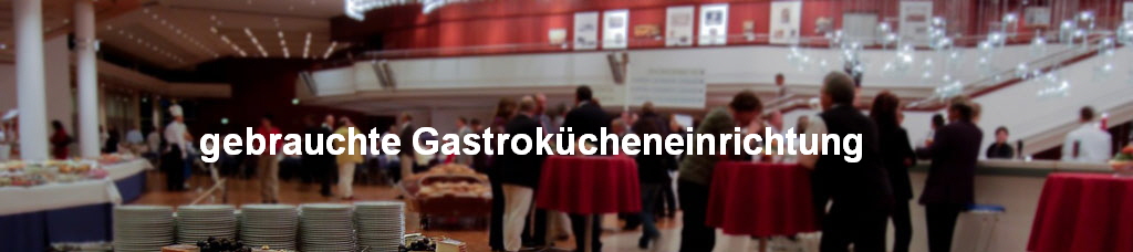 gebrauchte Gastrokcheneinrichtung