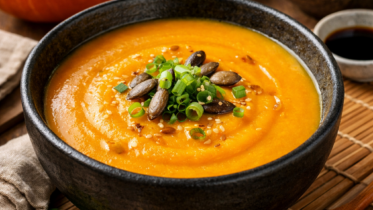 Hokkaido-Kürbissuppe wie in Japan