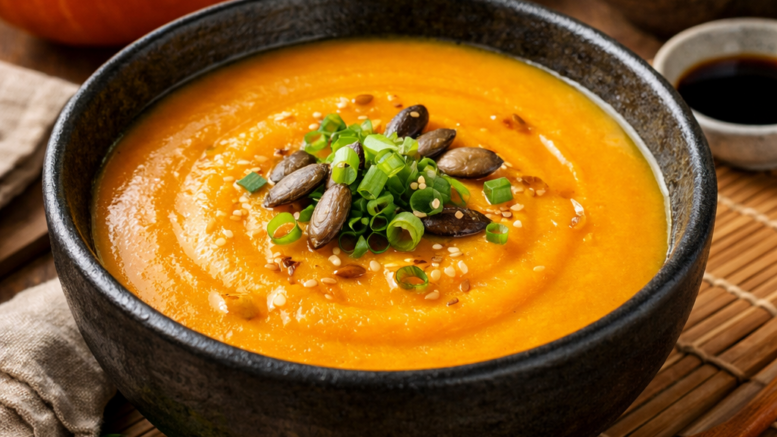 Hokkaido-Kürbissuppe wie in Japan