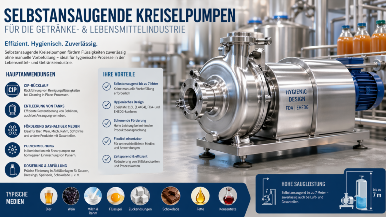 Selbstansaugende Kreiselpumpen