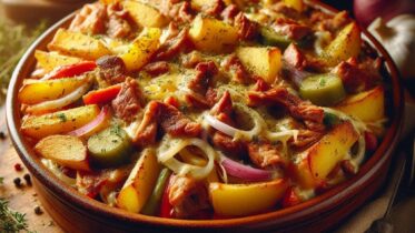 Gyros Auflauf wie beim Griechen