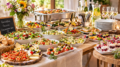 Buffet für eine Feier