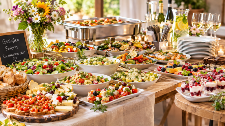 Buffet für eine Feier